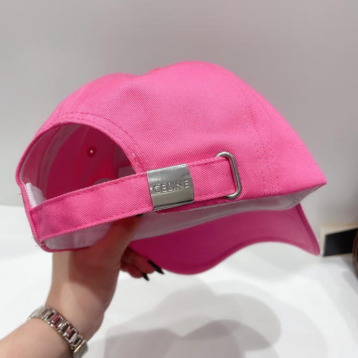 CELINE塞琳春夏彩色棒球帽-玫红 商品图3