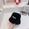 chanel小香shi家新款彩色纯棉渔夫🔝帽-黑色 商品缩略图3