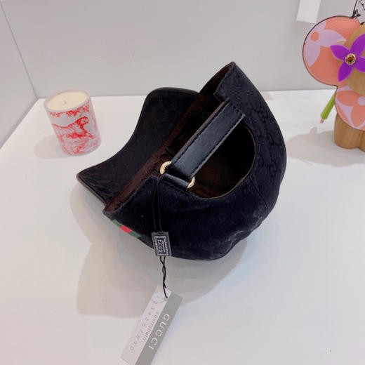 Gucci(古奇)经典原单棒球帽-黑色 商品图7