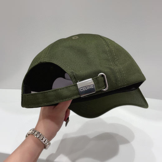 CELINE塞琳春夏彩色棒球帽-军绿 商品图3
