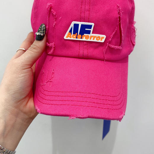 韩国潮牌ADER爆款春夏棒球帽-玫红 商品图6