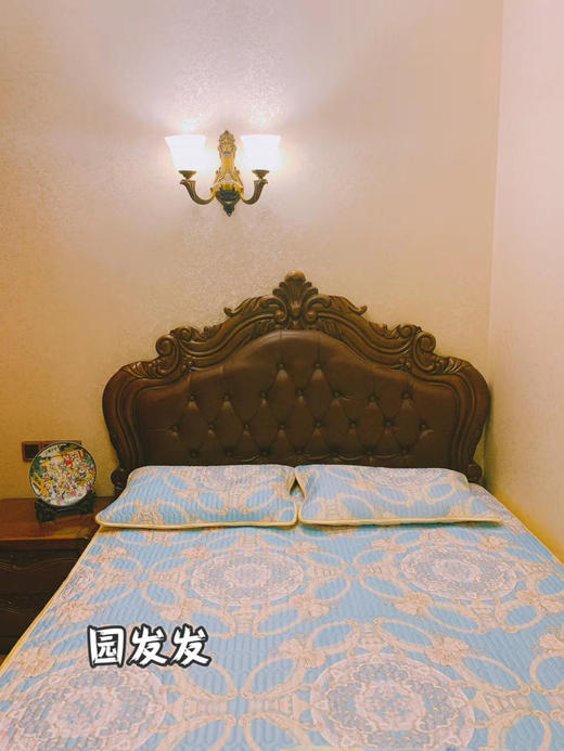 泰国皇家天然抗菌天丝乳胶凉席三件套 舒适透气93％天然乳胶  云母床笠款新款 商品图2