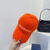 BAL巴黎shi家新款彩色纯棉棒球帽-橙色 商品缩略图0
