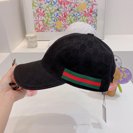 Gucci(古奇)经典原单棒球帽-黑色 商品图3