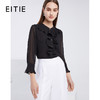 EITIE爱特爱新款时尚洋气复古荷叶边显瘦直筒上衣女6209910 商品缩略图1