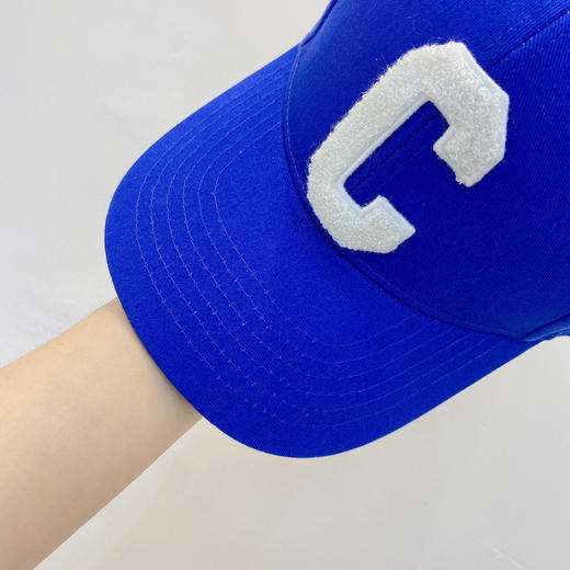 Celine思琳2021春夏秀场同款字母C棒球帽-蓝色 商品图6