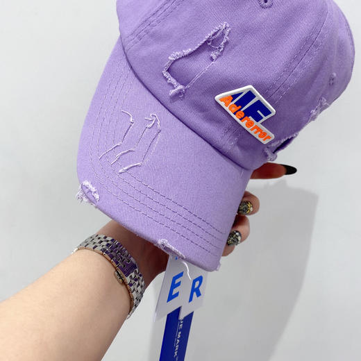 韩国潮牌ADER爆款春夏棒球帽-香芋紫 商品图8