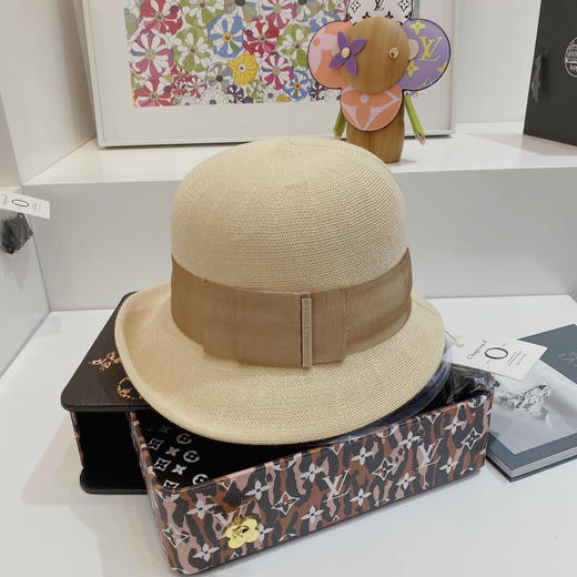 日本人气chapeaud'o新品孙俪娘娘同款针织渔夫帽-裸色 商品图1