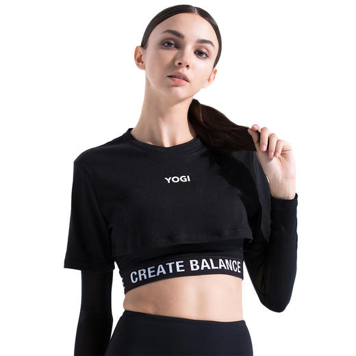 超高露脐 YOGI T恤  YOGI CROPPED TEE 商品图4