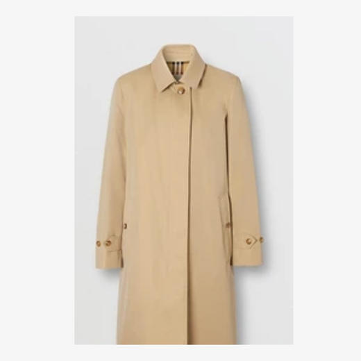 【二】BURBERRY 巴宝莉 女士皮姆利科版型 – Heritage 轻便大衣 卡其色  8028040 A1366 商品图3