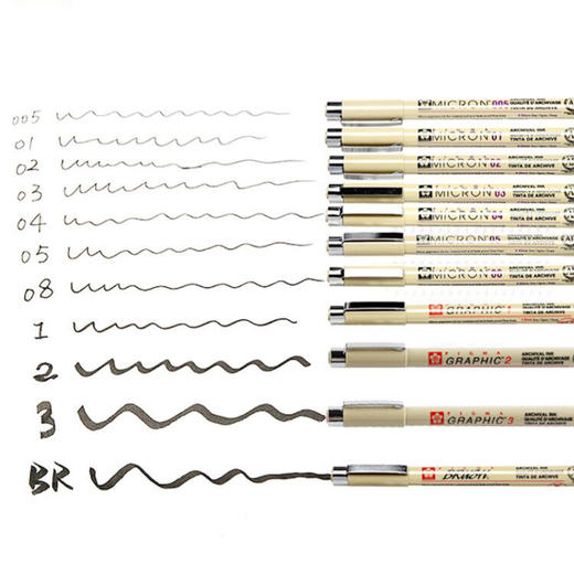 sakura旗舰店官方旗舰樱花文具日本樱花针管笔防水勾线笔手绘樱花笔学生用漫画描边美术动漫绘图 商品图1