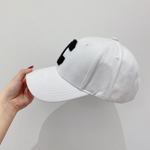 Celine思琳2021春夏秀场同款字母C棒球帽-白色 商品图3