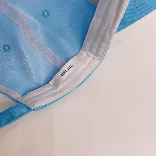 Celine思琳2021春夏秀场同款字母C棒球帽-天空蓝 商品图7