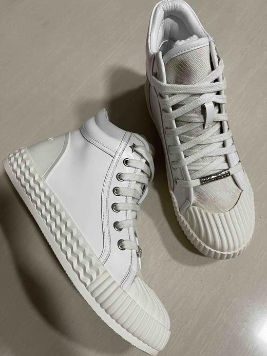 如图JC高邦小白鞋37，鞋舌脏了需清洗 商品图5