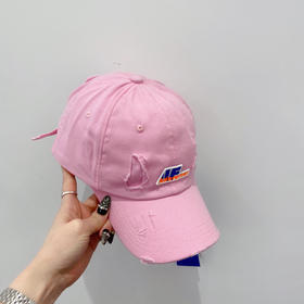韩国潮牌ADER爆款春夏棒球帽-粉色
