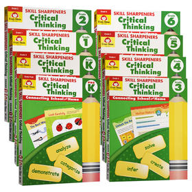 【老李家庭国际教育】Evan-Moor Skill Sharpeners Critical Thinking  技能铅笔刀 批判性思维练习册  美国加州原版教辅