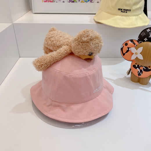 13DeMarz小熊🐻渔夫帽-粉色 商品图0