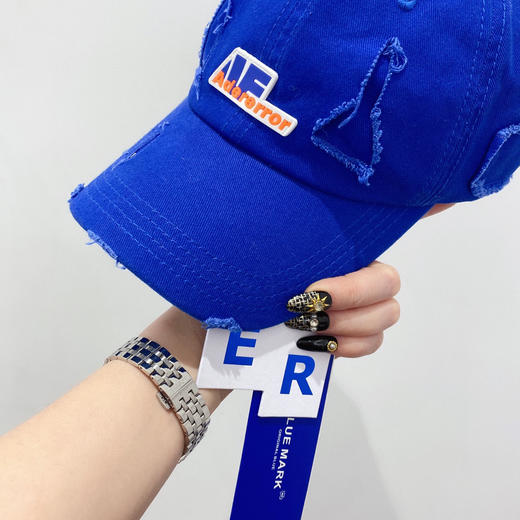 韩国潮牌ADER爆款春夏棒球帽-蓝色 商品图8