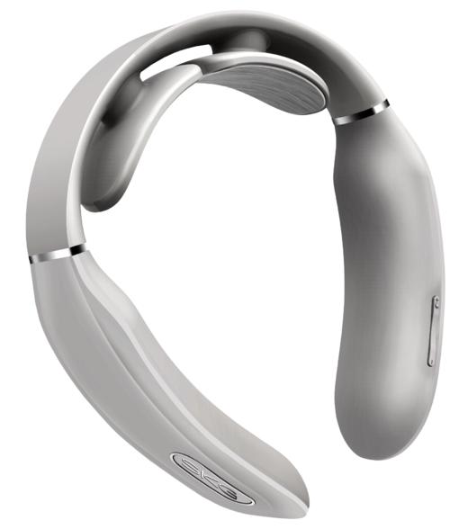 【潮流臻选】SKG颈椎按摩器 颈部按摩仪劲锥脖子办公室护颈仪富贵包劲部热敷U型枕 男女士生日礼品 K3 语音播报款  （浅灰色） 商品图5