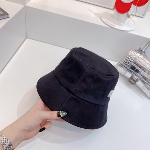 chanel小香shi家新款彩色纯棉渔夫🔝帽-黑色 商品图2