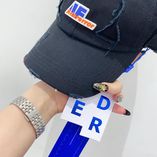 韩国潮牌ADER爆款春夏棒球帽-黑色 商品图6