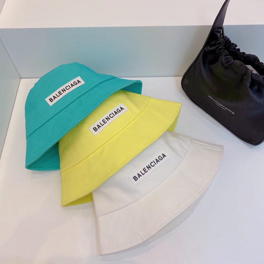 BAL巴黎shi家新款彩色纯棉渔夫🔝帽-蓝色 商品图8