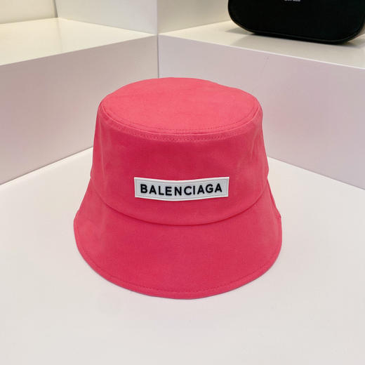 BAL巴黎shi家新款彩色纯棉渔夫🔝帽-桃红 商品图3