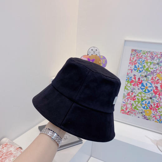 chanel小香shi家新款彩色纯棉渔夫🔝帽-黑色 商品图5