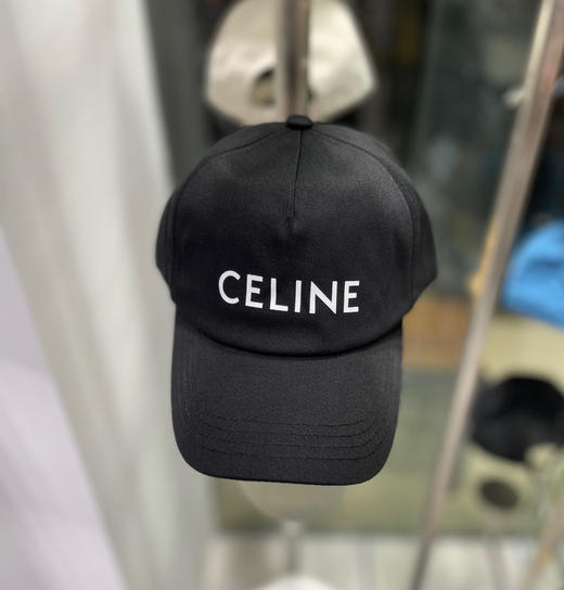 CELINE塞琳春夏彩色棒球帽-黑色 商品图0