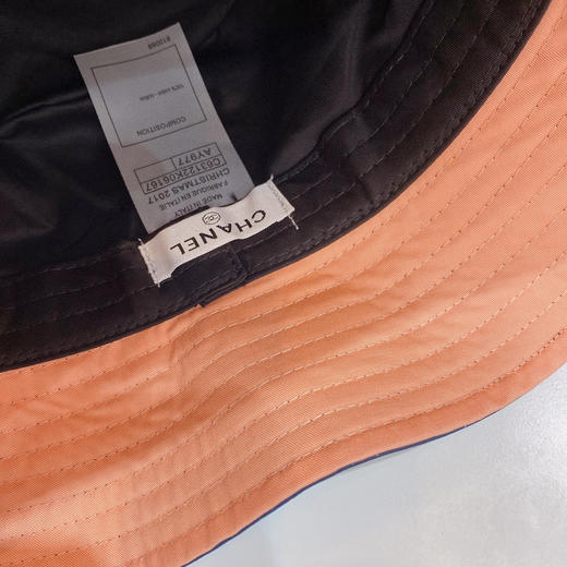 Chan*l小香新款纯棉刺绣小logo-蓝色 商品图6