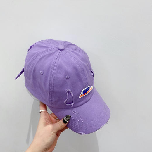 韩国潮牌ADER爆款春夏棒球帽-香芋紫 商品图3