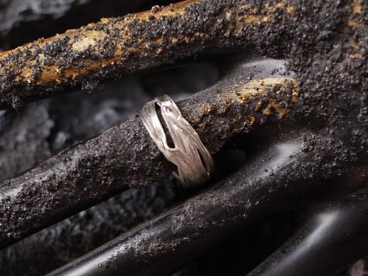 CHEZ BOQUE 羁绊系列原创手工925银戒指《缠绕11号》 商品图0