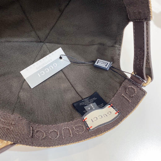 Gucci(古奇)经典原单棒球帽-棕色 商品图8