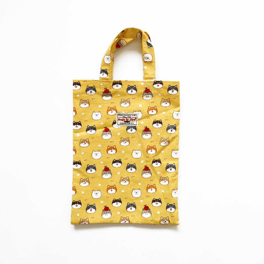 HUJI祤集Ditsy手提袋插画苹果小狗 商品图1