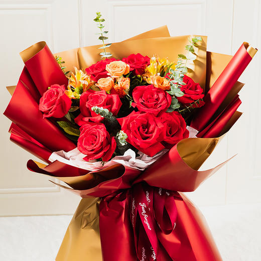 【最美时光-鲜花1束】“”玫”好，是给你最好的爱 精致、可爱、甜美，送给你想守护一生的ta（重庆） 商品图0