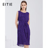 EITIE爱特爱夏季新款时尚舒适宽松显瘦压褶收腰无袖A版连衣裙6207946 商品缩略图0