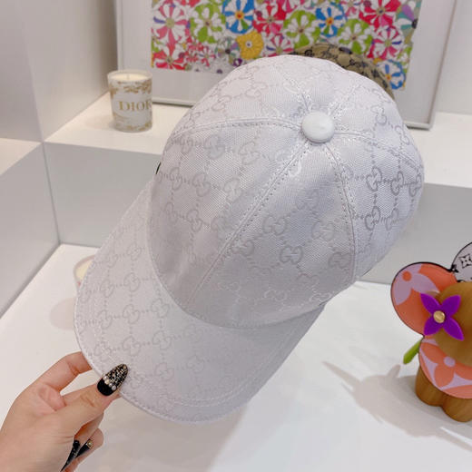 Gucci(古奇)经典原单棒球帽-白色 商品图2