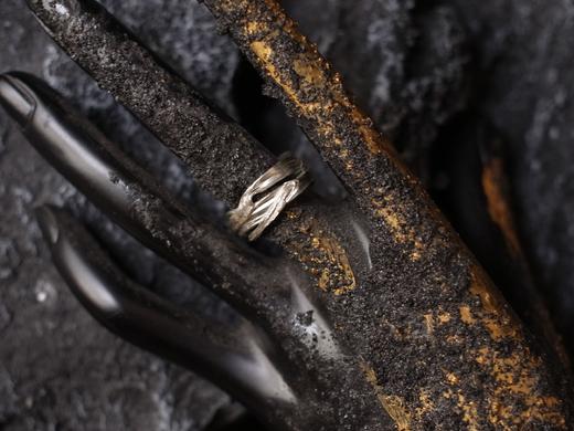 CHEZ BOQUE 羁绊系列原创手工925银戒指《缠绕11号》 商品图1