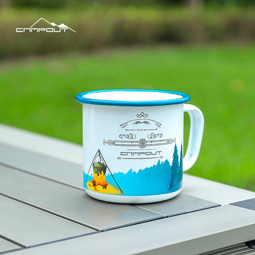 CAMPOUT「户外露营加厚搪瓷杯」马克杯包边口杯珐琅杯 商品图4