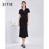 EITIE爱特爱夏季新款时尚气质通勤V领显瘦收腰包臀长裙连衣裙6207953 商品缩略图0