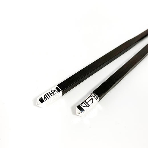 实木上下镶嵌999纯银福筷 商品图4