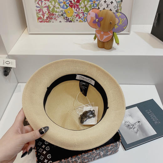 日本人气chapeaud'o新品孙俪娘娘同款针织渔夫帽-裸色 商品图6