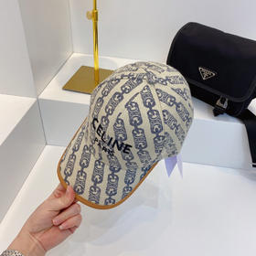 CELINE凯旋门logo锁扣提花帆布棒球帽（3色）