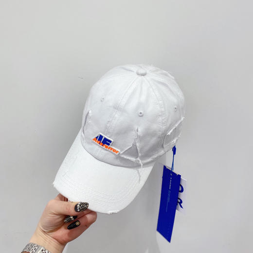 韩国潮牌ADER爆款春夏棒球帽-白色 商品图3