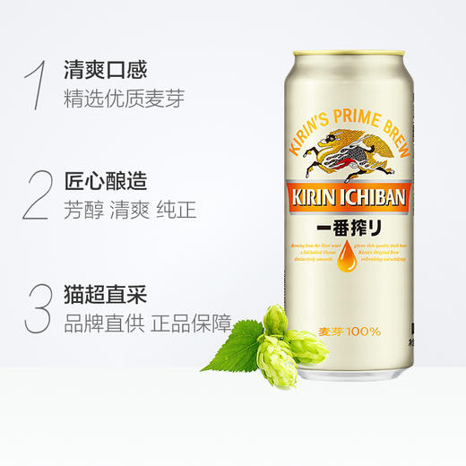 麒麟一番榨啤酒500ml（AA） 商品图8