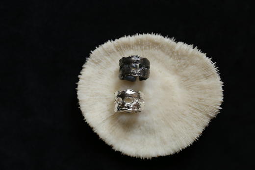 CHEZ BOQUE 覆盖系列原创手工925银戒指《假面舞会》 商品图0