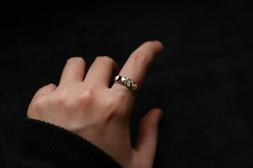 CHEZ BOQUE 覆盖系列原创手工925银戒指《琉璃》 商品图3