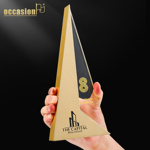 金属三角奖杯 商品图2