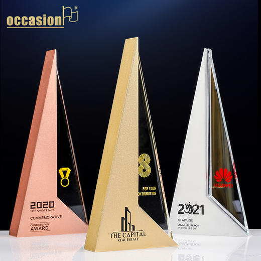 金属三角奖杯 商品图0