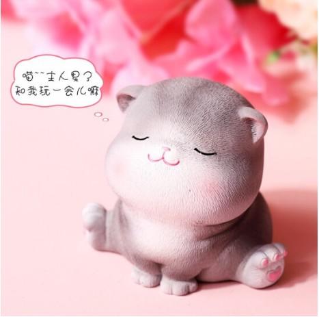 【520情人节】优客至品可爱猫咪盲盒手办装饰摆件5只精美礼盒套装 商品图3